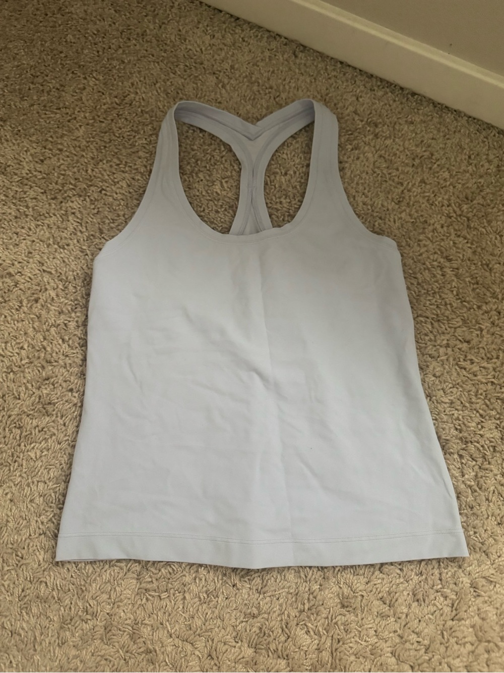 lululemon athletica Light Blue Racerback Tank